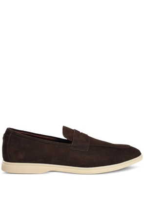 Bougeotte logo-appliqué detailing loafers - Brown