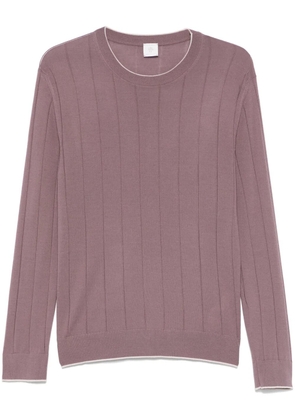Eleventy round-neck sweater - Purple