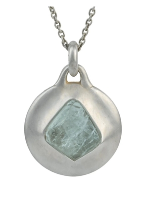 Parts of Four Morphed Disk necklace - Silver