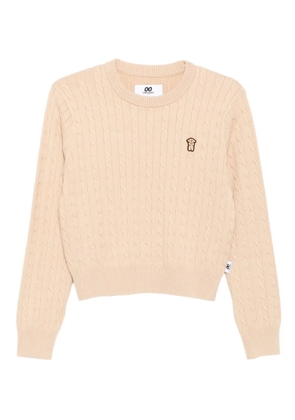 CHOCOOLATE logo-embroidered jumper - Neutrals