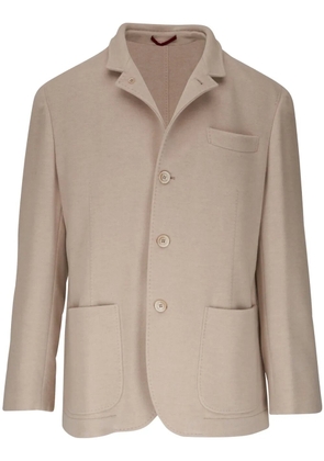Brunello Cucinelli narrow-lapels cashmere blazer - Neutrals