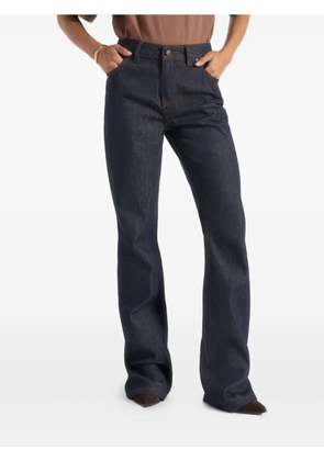 Manière De Voir Abbie contrast stitching jeans - Blue