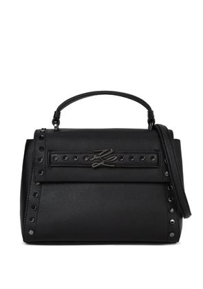 Karl Lagerfeld K/Autograph stud-embellished tote bag - Black