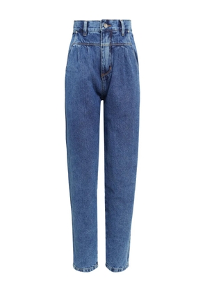 Amapô pleated-panel jeans - Blue