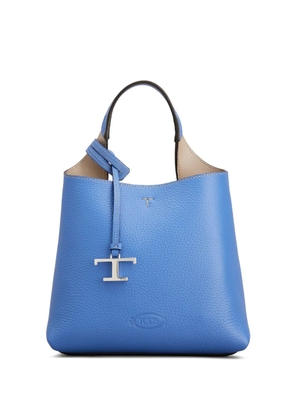 Tod's mini leather tote bag - Blue