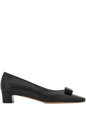 Ferragamo 30mm Iconic bow pumps - Black