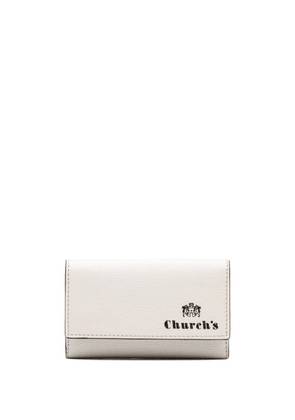 Church's St James tri-fold leather key holder - White
