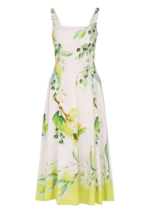 Nicholas Alexandra midi dress - White