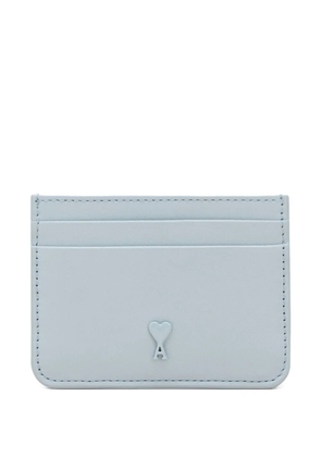 AMI Paris Ami de Coeur leather cardholder - Blue
