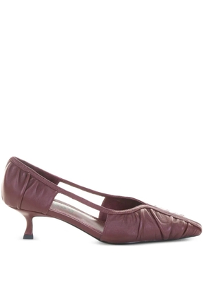 Bibi Lou cut-out gathered sandals - Pink