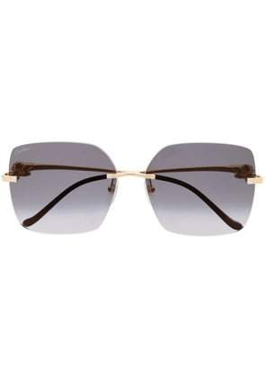 Cartier Eyewear gradient-lens sunglasses - Gold