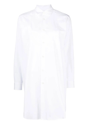 Comme Des Garçons Comme Des Garçons long cotton shirt - White