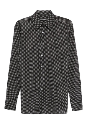 TOM FORD geometric-print shirt - Black