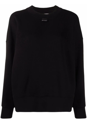 Palm Angels logo-print sweatshirt - Black