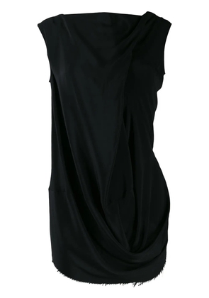 Rick Owens ruched effect tunic - Black
