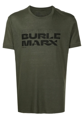 Osklen text-print round-neck T-shirt - Green