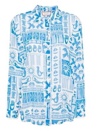 Johnny Was Acantha shirt - Blue