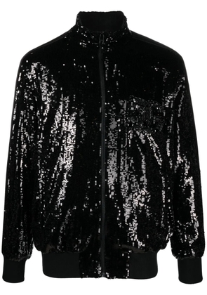 Dolce & Gabbana sequinned bomber jacket - Black