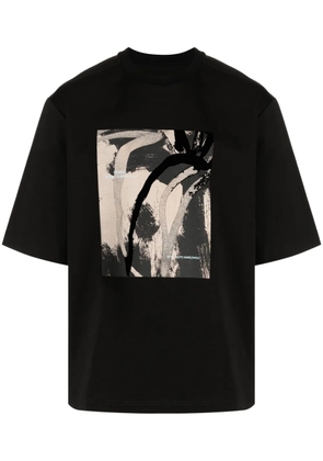 CROQUIS printed short-sleeve T-shirt - Black