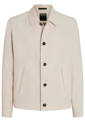 Zegna Chore linen shirt jacket - Neutrals