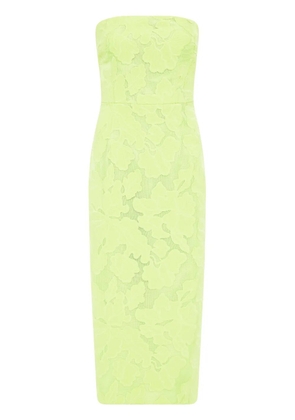 Rebecca Vallance Amalia floral-lace midi dress - Green