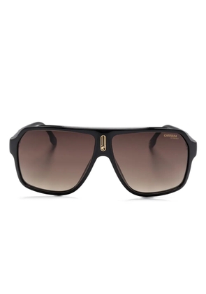 Carrera logo-engraved sunglasses - Black