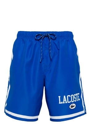 Lacoste logo-print swim shorts - Blue