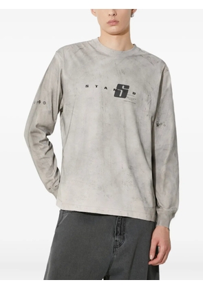 Stampd long-sleeve graphic-print T-shirt - Grey