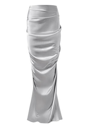 Alejandra Alonso Rojas silk maxi skirt - Silver