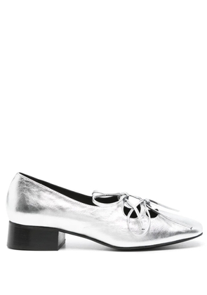 Nicole Saldaña 25mm Isabel pumps - Silver