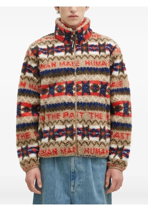 Human Made patterned fleece jacket - Neutrals