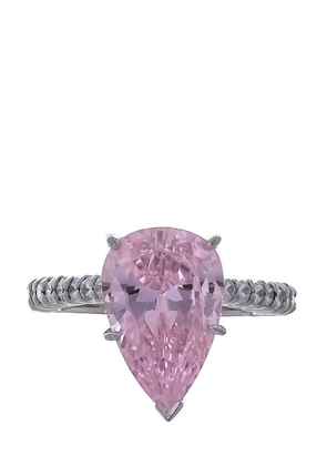 Fantasia by Deserio pear shaped band ring - Silver