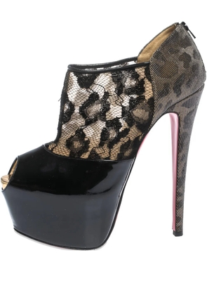 Christian Louboutin Pre-Owned platform booties - Black