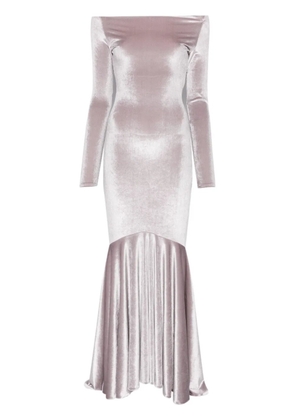 Atu Body Couture off-shoulder gown - Grey