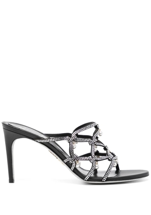 René Caovilla slip-on style sandals - Black