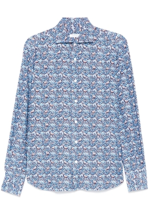 Orian graphic-print shirt - Blue