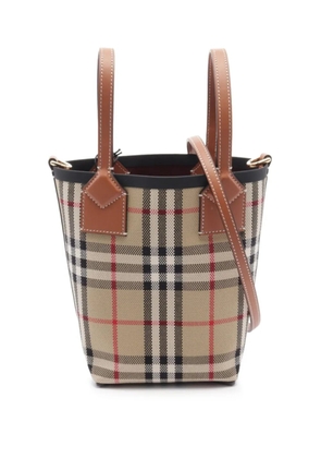 Burberry Pre-Owned 20s mini London two-way handbag - Neutrals