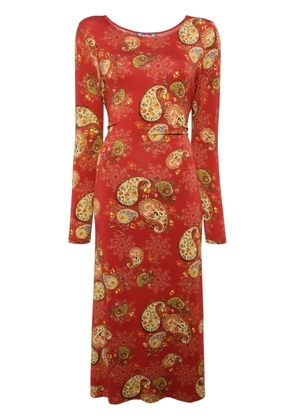 Johnny Was paisley-print dress - Red