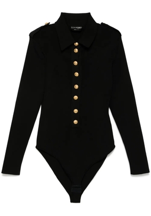 TOM FORD ribbed knit bodysuit - Black