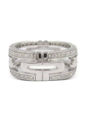 Bvlgari Pre-Owned 18K white gold Parenthood diamond ring - Silver