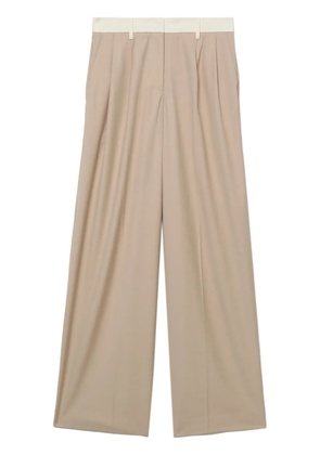 REMAIN wide-leg tailored trousers - Neutrals