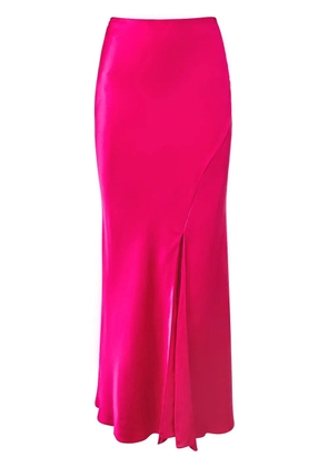 Alejandra Alonso Rojas silk midi skirt - Pink