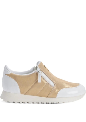 Giuseppe Zanotti Ilde Run zip-detail sneakers - Gold