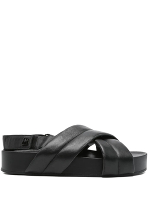 Hogl crossover-straps sandals - Black