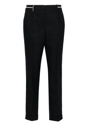 Peserico Punto Luce-trim trousers - Blue