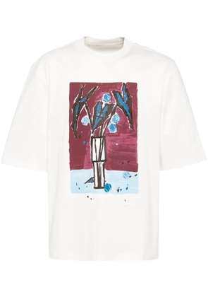 CROQUIS pattern-printed T-shirt - White