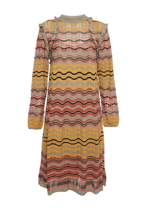 Missoni Pre-Owned wave-pattern mini dress - Neutrals