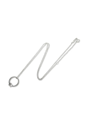 Tiffany & Co. Pre-Owned 2010s 18K white gold T Square diamond necklace