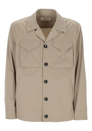 OFFICINA 36 cotton shirt jacket - Neutrals