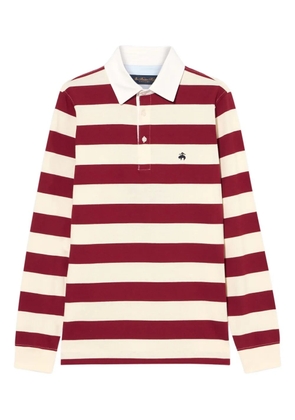 Brooks Brothers striped cotton polo shirt - Red